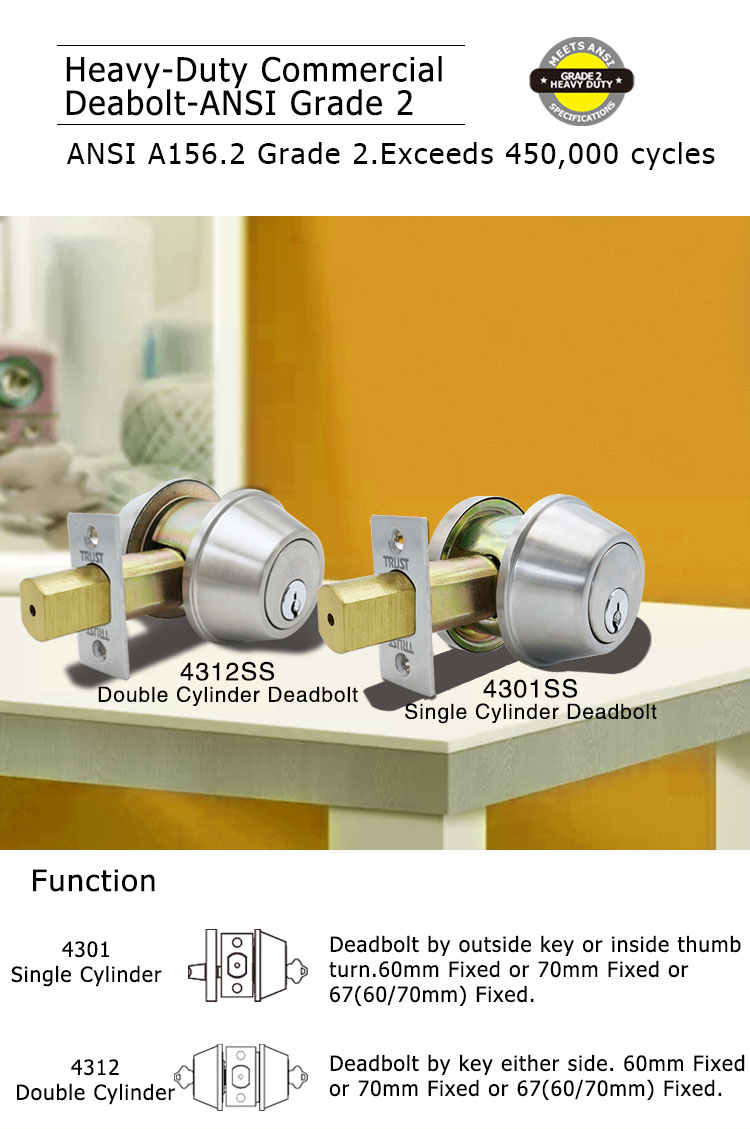 deadbolt lock set