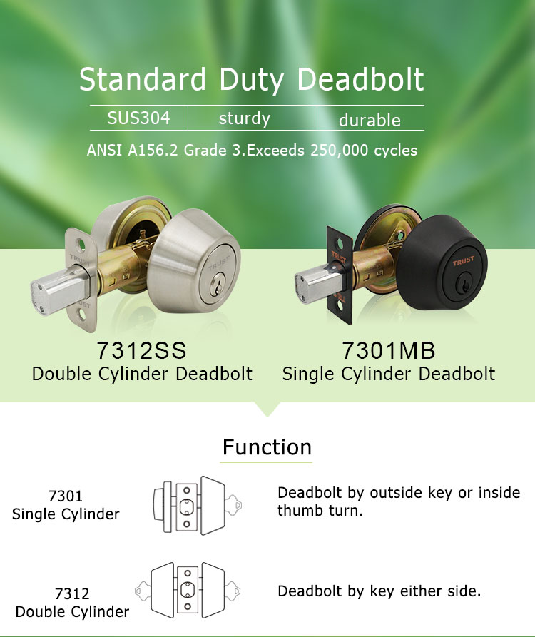 SS Deadbolt Lock