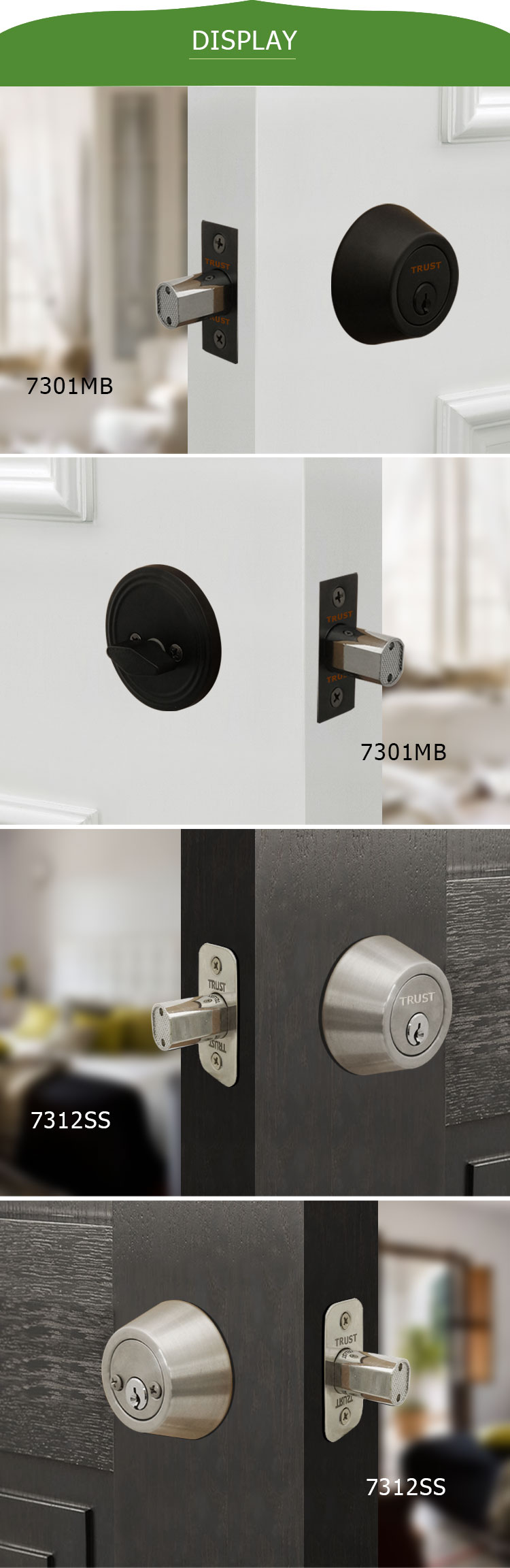 SS Deadbolt Lock