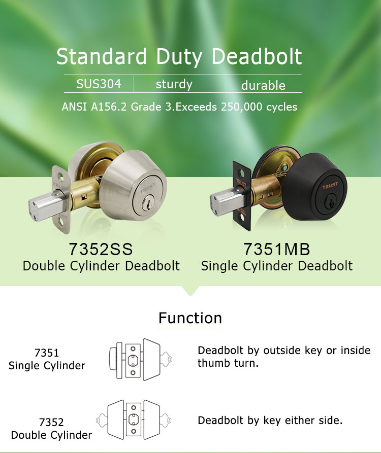 Brass Deadbolt lock