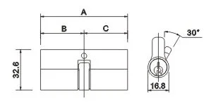 5 pin cylinder lock