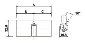 5 pin cylinder lock