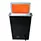 double sided electronic table name card voting system desk pop up lcd monitor lift