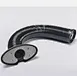 White black Under computer desk Spring Spiral Cable Spine/ Office Standing lifting Desk Spine wire retractable Cable Management