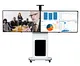 hot sale mobile lcd tv trolley carts for 40 "-70" flat-panel TV