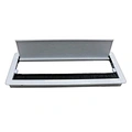 High quality Aluminum Cable Grommet Hole Cover for Desk Table Outlet Rectangle