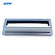 Brush clamshell socket