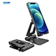 Foldable Universal Mobile Device Holder for Smartphones & Tablets Adjustable Multi-Angle Ergonomic Cell Phone Stand for Desk -