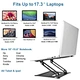 Laptop Stand Aluminum Computer Riser Ergonomic Laptops Elevator for Desk Metal Holder