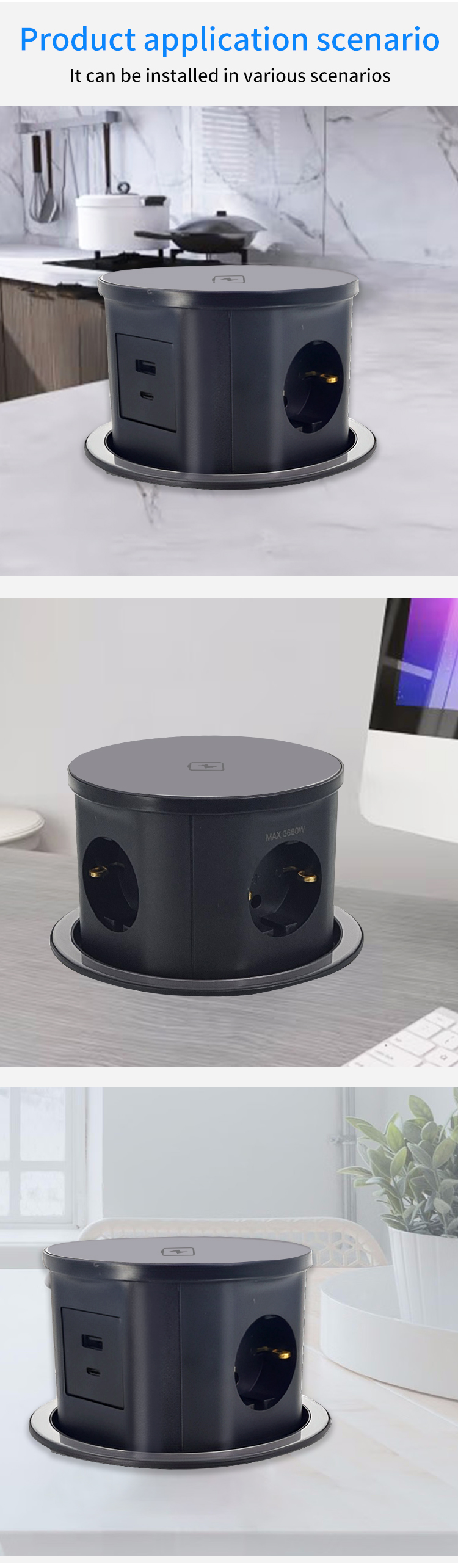pneumatic Pop-up Socket