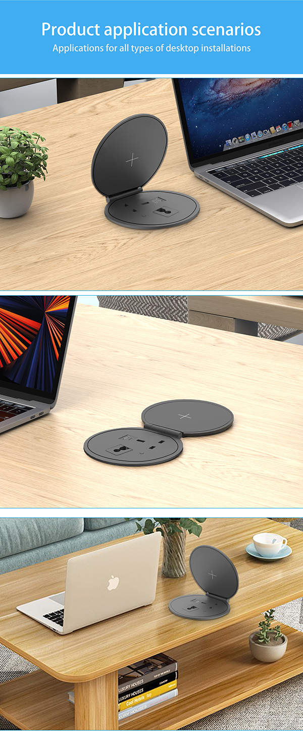 Desk Power Grommet