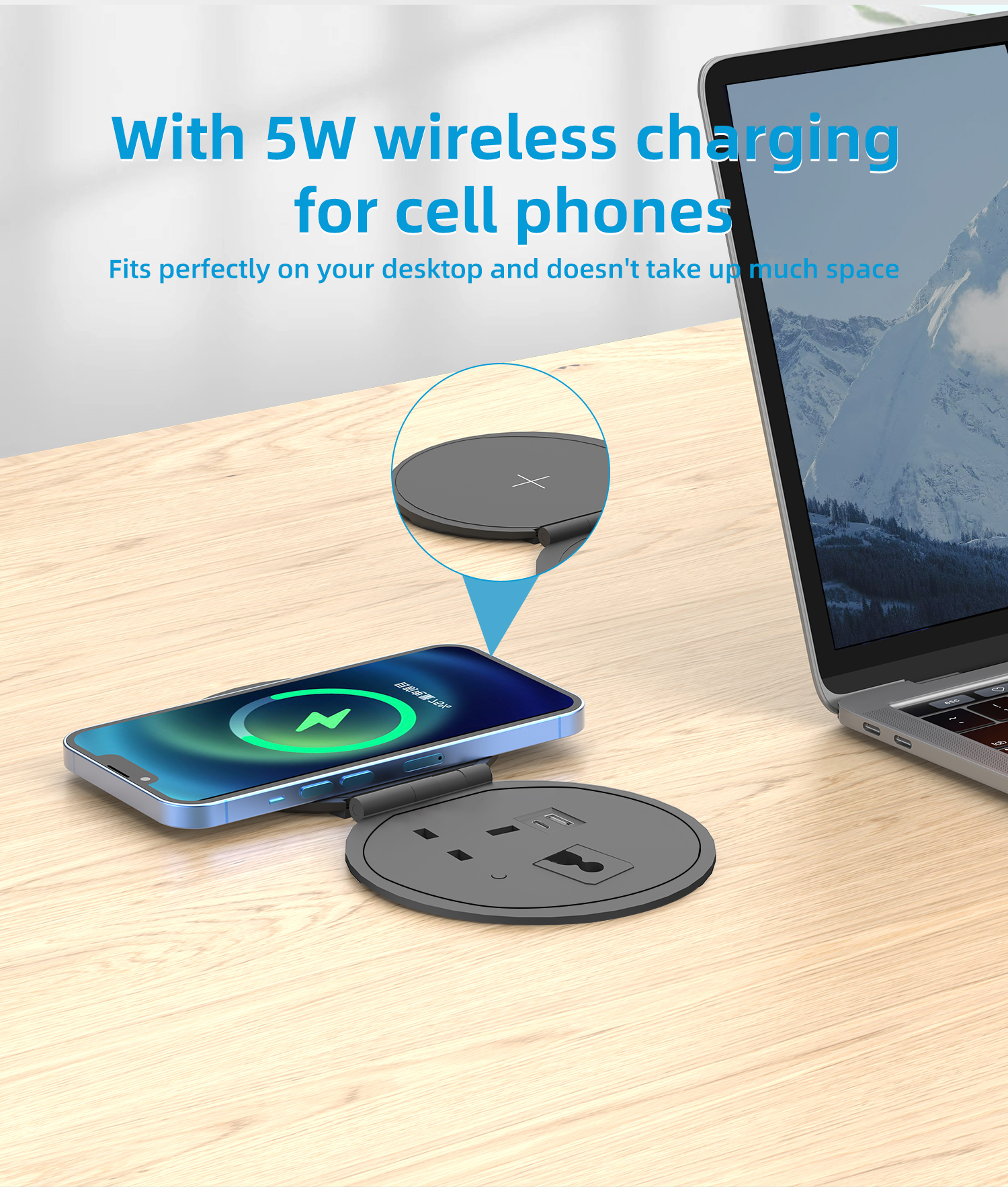 Desk Power Grommet