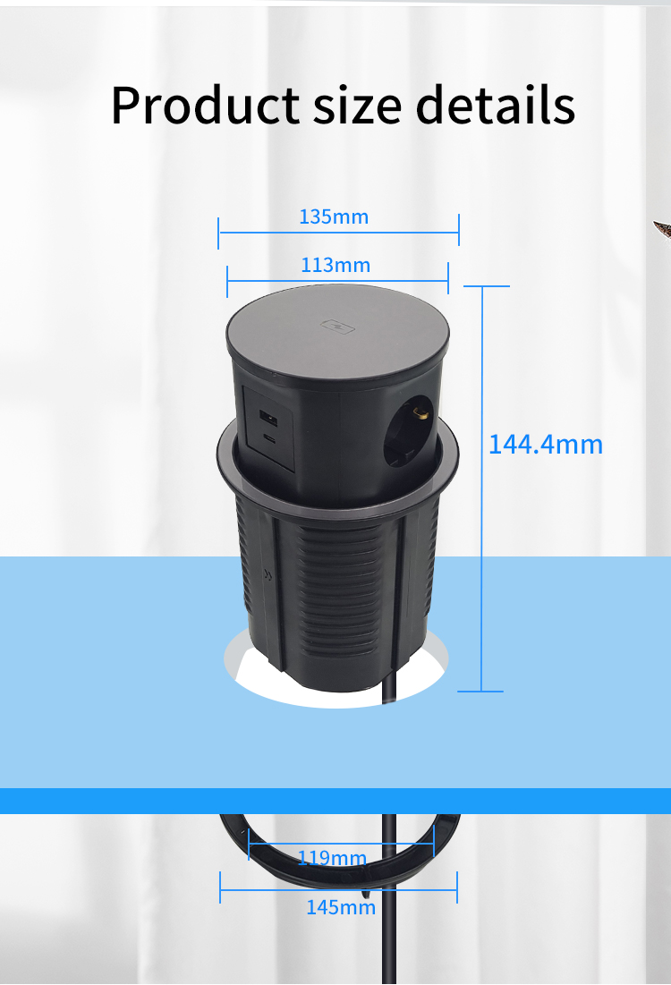 pneumatic Pop-up Socket