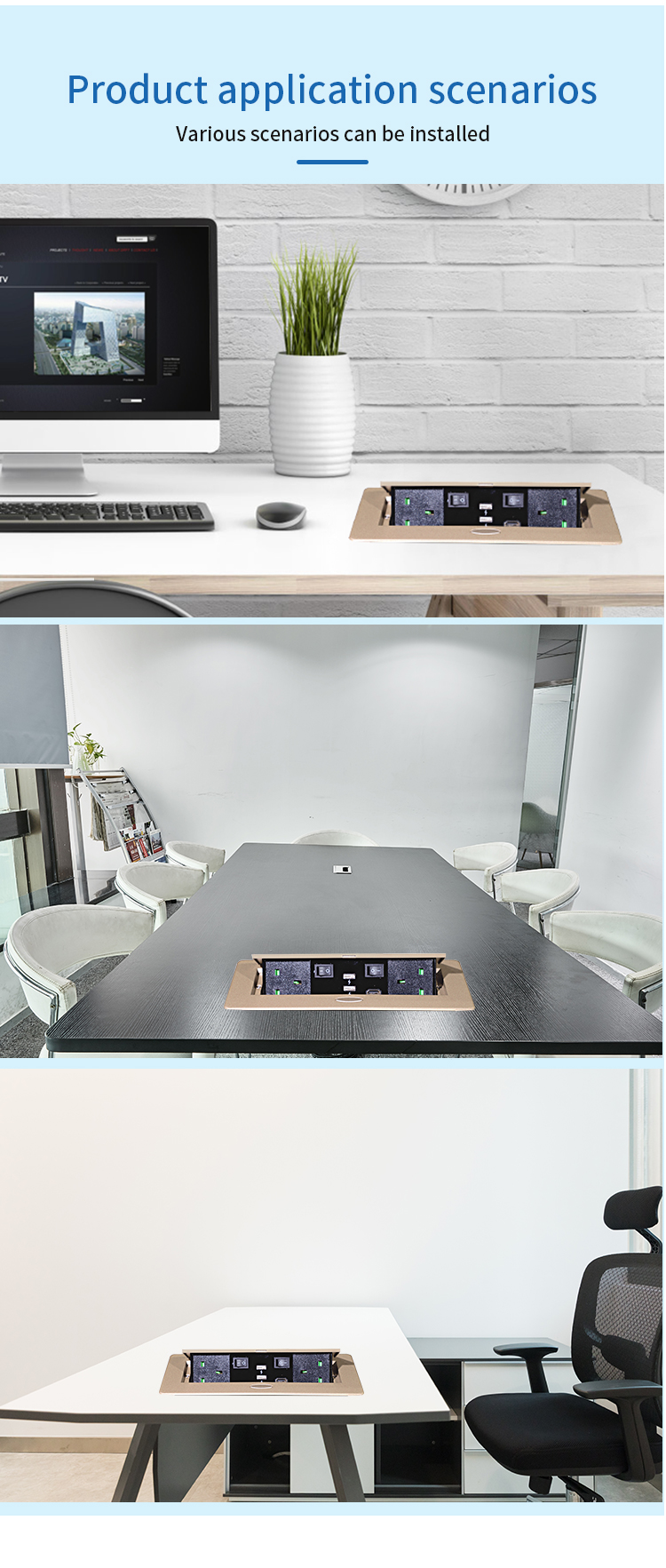 Desktop Pop up Socket