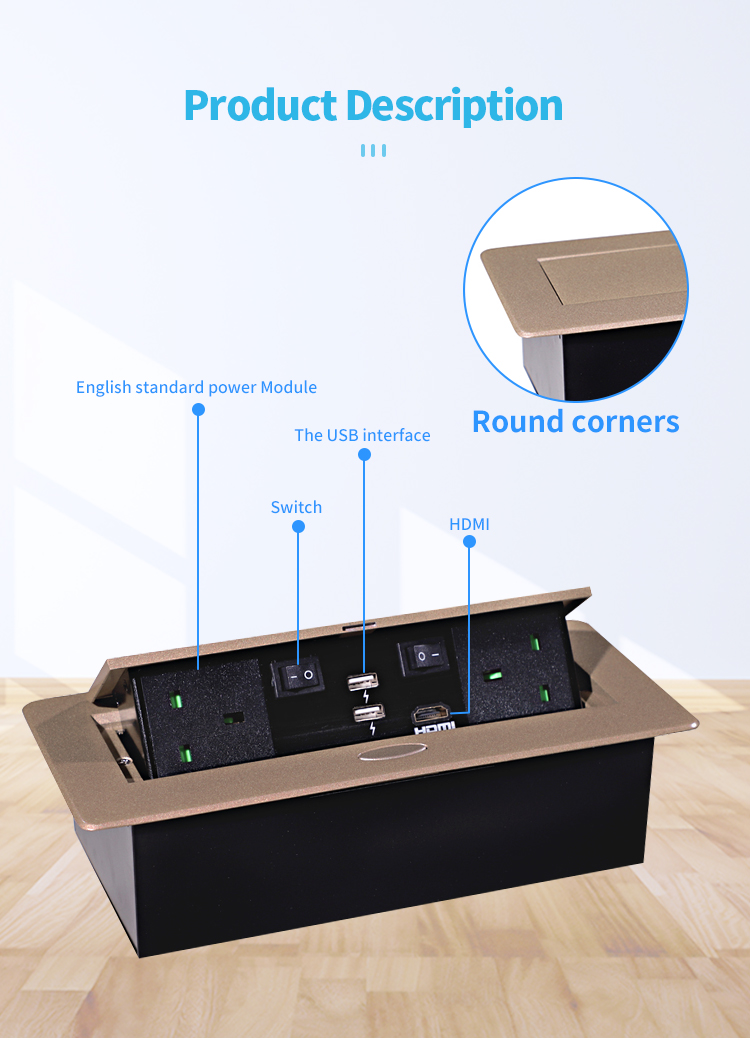Desktop Pop up Socket