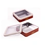 Display your treasures in our elegant metal box with window. Its sturdy design ensures safety, while the clear window allows for easy viewing. Ideal for storing snacks, biscuits, etc.Bulk orders welcome!