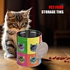 Elevate your pet's feeding experience with our custom metal pet food tin. Tailored to your pet's dietary needs, it keeps food fresh and stylishly organized in any home.Bulk orders welcome!