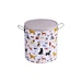 Wholesale Crafts Food Bucket Empty Metal Hanging Cookies Tin Round Pet Can