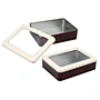 Special Rectahgular Tea Tin Cookie Tin Box for BOX PACKAGE Tin Box with Pvc Window