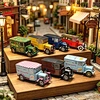 Christmas Gift Vintage Car Tin Box Truck Shaped Metal Container for Cookie Candy Packaging Decorative Tin Can for Holiday Gift