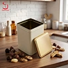 Reusable airtight cookie tins made of durable tinplate. Keep baked goods fresh longer. Perfect for home bakeries, snack storage and bulk promotional giveaways.