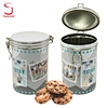 Custom printed cookie packaging made of food-grade tinplate. Direct factory supply with flexible MOQ, custom shapes and sizes for bakery wholesale.