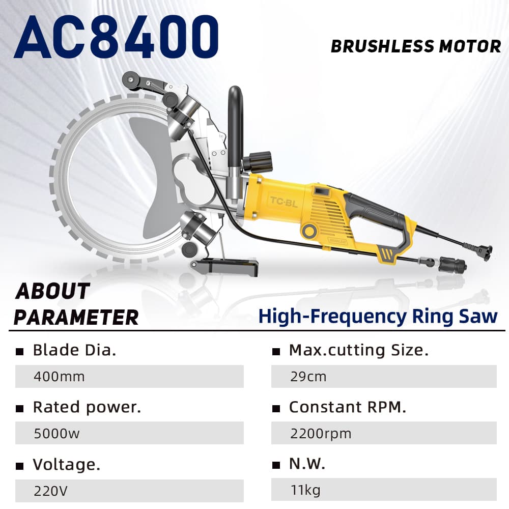 TCBL AC8400 ring sawing specification