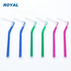 High quality private label orthodontic interdental brushes toothpick with cover