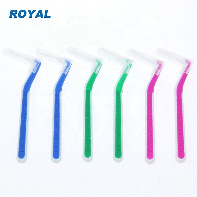High quality private label orthodontic interdental brushes toothpick with cover