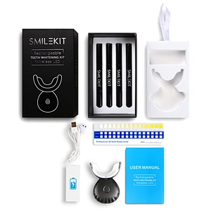Custom Logo USB mode Led Light Teeth Bleaching Device Teeth Whitening Kit for Home Use