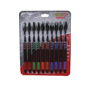 promotional 10pcs pack toothbrush with cheap price