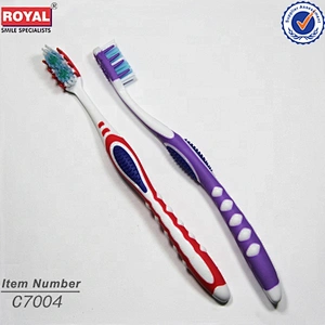 Massage comfortable handle adult toothbrush