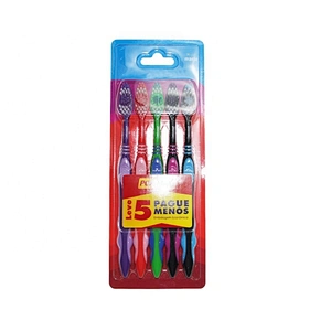 hot selling 5pcs pack toothbrush for promotion