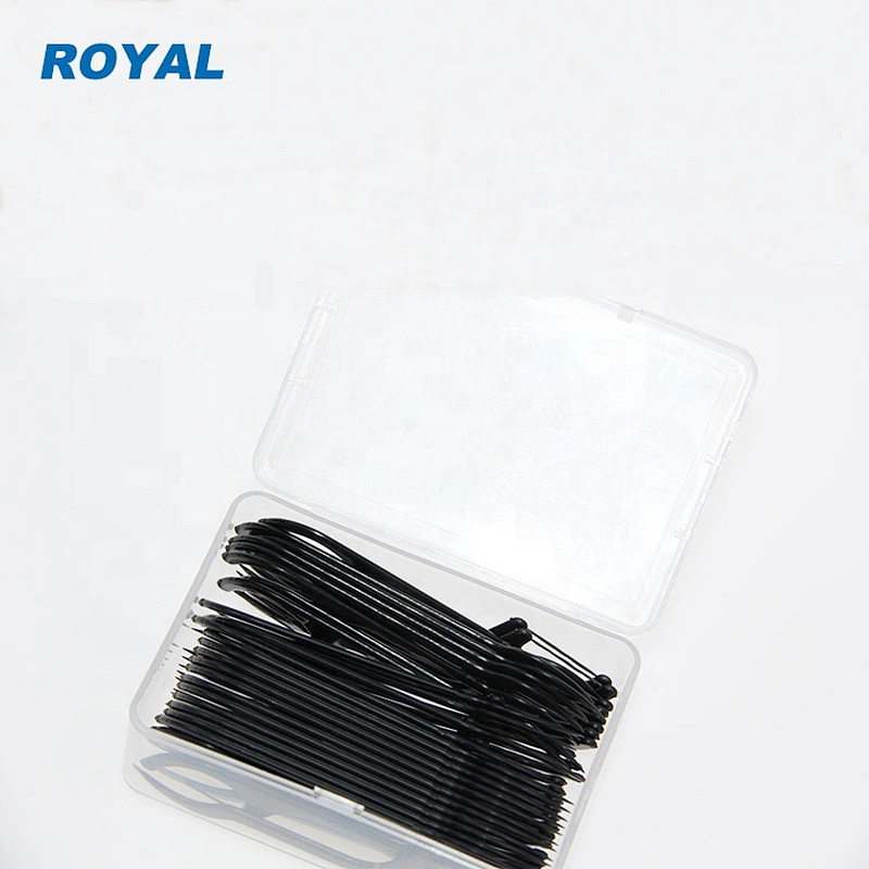 charcoal floss picks in dental floss box