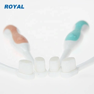 rubber handle tooth brush for kids with 10,000 bristles