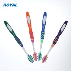 high quality adult toothbrush with gum massager