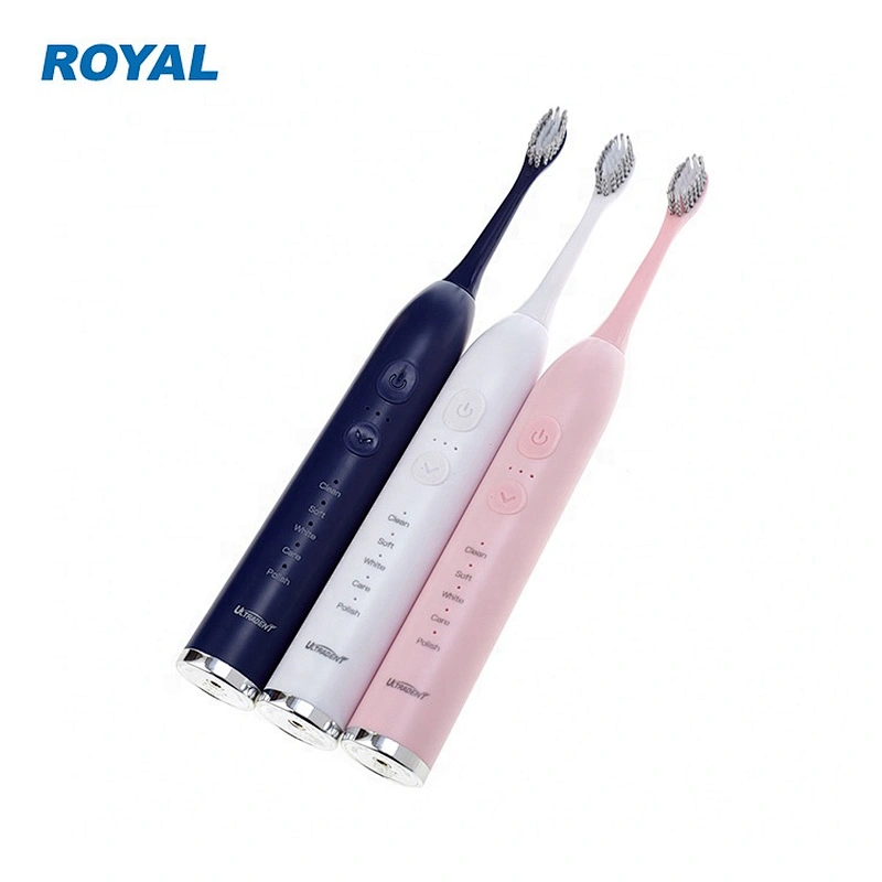 Waterproof Electric Sonic Vibrator Teeth Whitening Toothbrush 15 modes