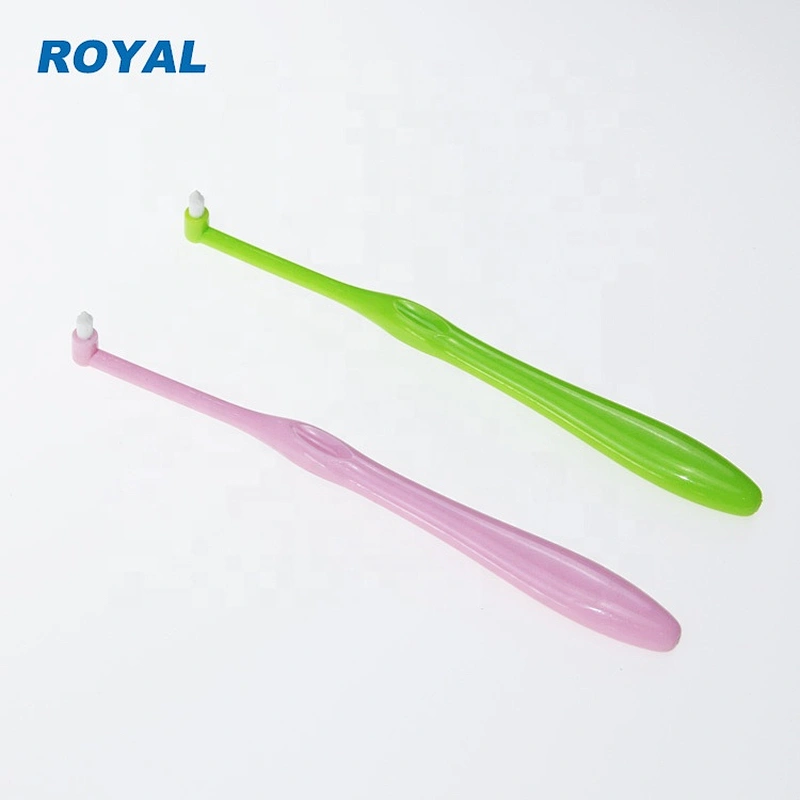 Factory direct sale dental care interdental toothbrush picks with dupont tynex bristle