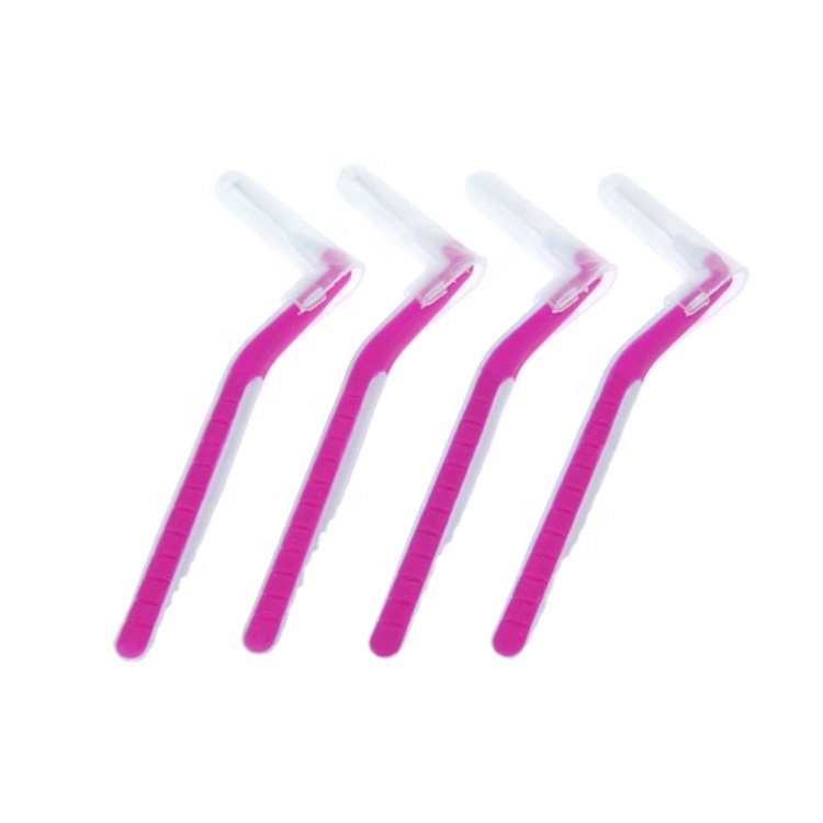High quality private label orthodontic interdental brushes toothpick with cover