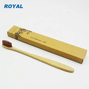 oral hygiene bamboo toothbrush with soft bristle