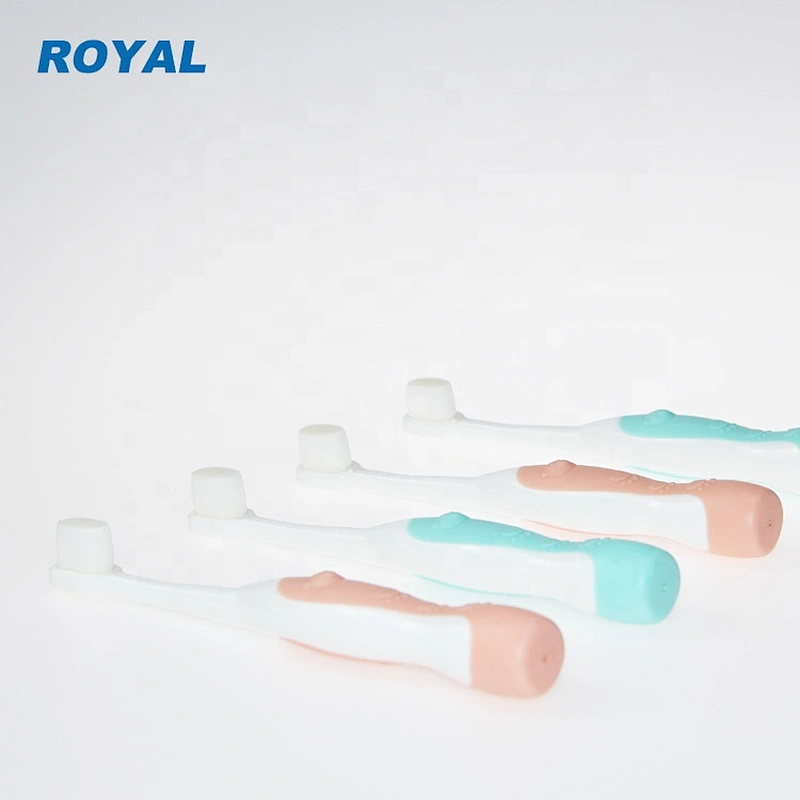 rubber handle tooth brush for kids with 10,000 bristles
