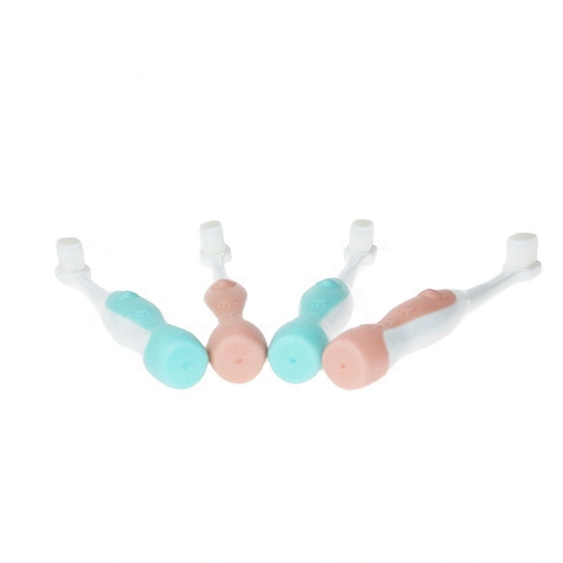 rubber handle tooth brush for kids with 10,000 bristles