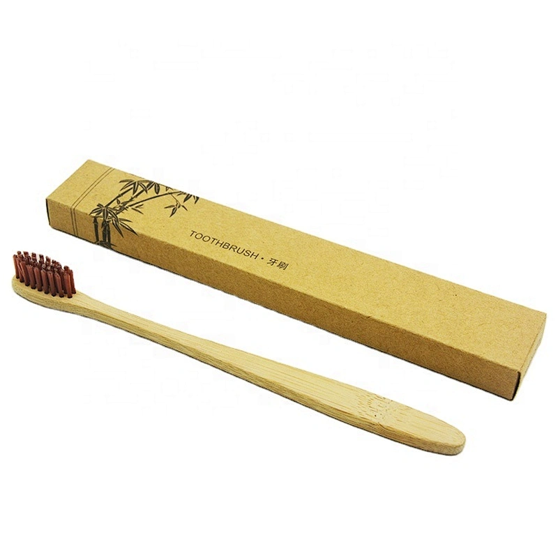 100 Biodegradable Reusable Handle Soft Bristles Bamboo Toothbrush