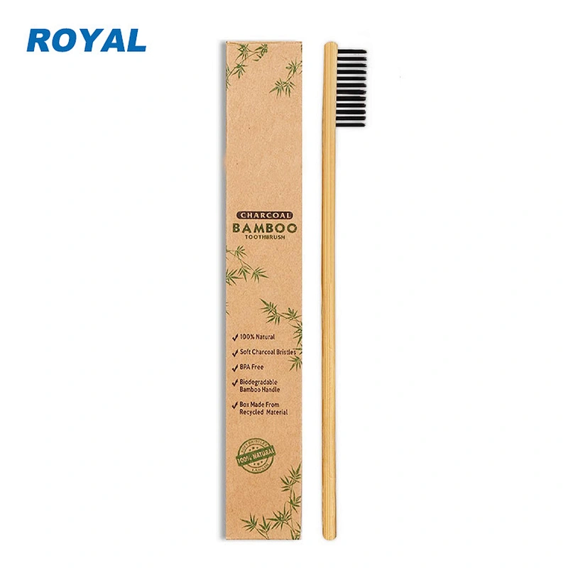 4 pack Biodegradable Vegan gift Organic Bamboo Toothbrush