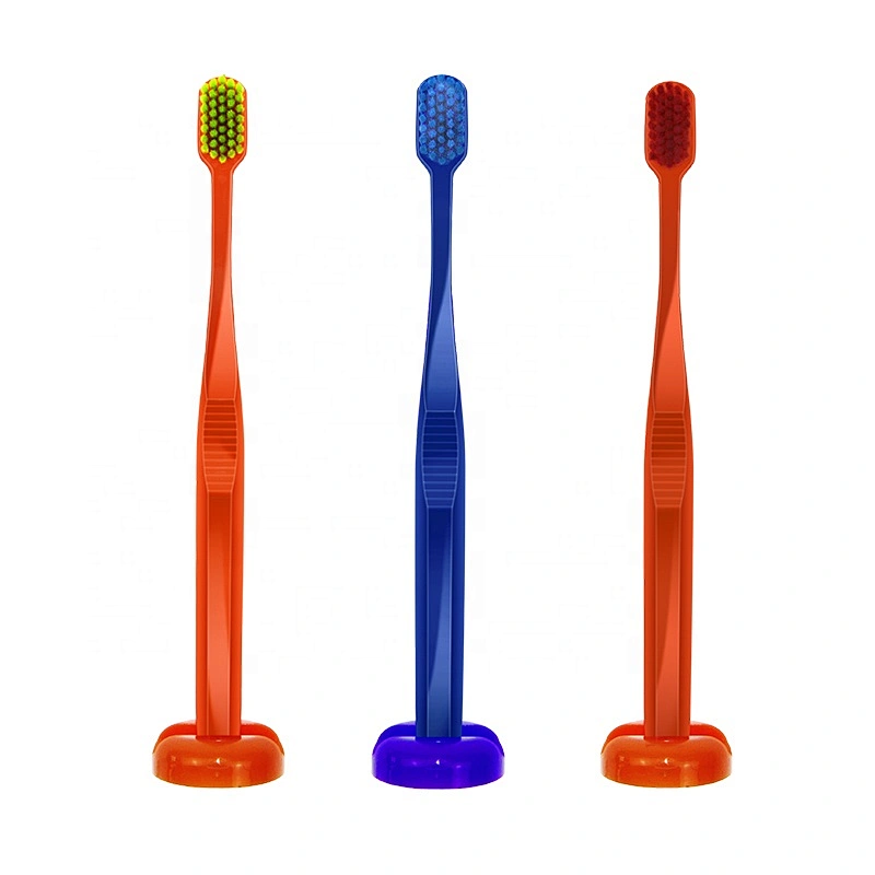 Orthodontic toothbrush with soft bristles 6580 filaments in cheap price