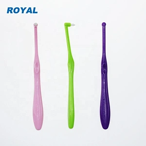 Factory direct sale dental care interdental toothbrush picks with dupont tynex bristle