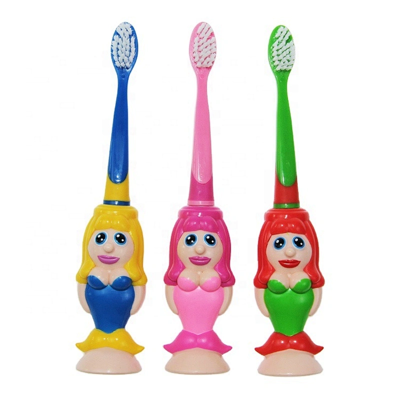 3d mermaid character kids toothbrush