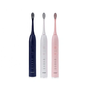 Waterproof Electric Sonic Vibrator Teeth Whitening Toothbrush 15 modes