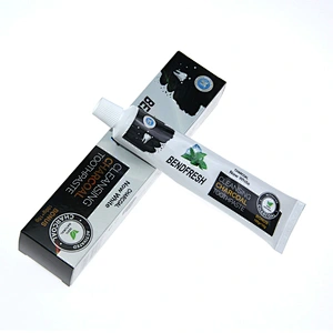 Private Label Bad Breath Care Teeth Whitening Charcoal Toothpaste  For Smokers
