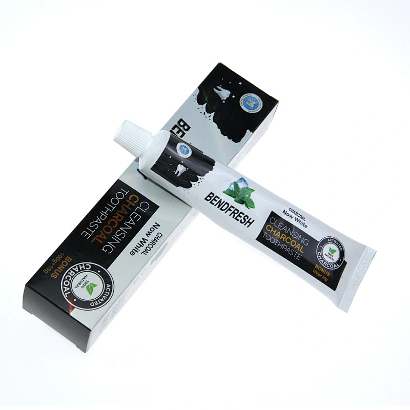 Private Label Bad Breath Care Teeth Whitening Charcoal Toothpaste  For Smokers